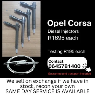 Opel Corsa 1.7L Diesel Injectors for sale