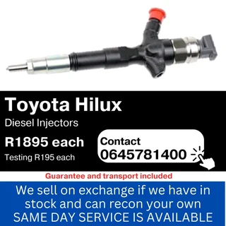 Toyota Hilux Diesel Injectors for sale