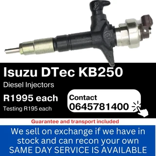 Isuzu Dtec KB250 Diesel Injectors for sale