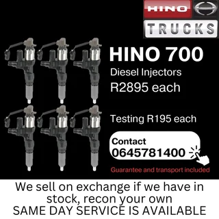 Hino 700 Diesel Injectors for sale