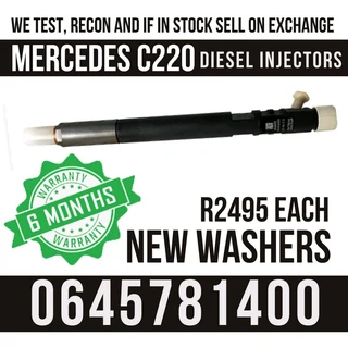 Mercedes C220 Diesel Injectors for sale