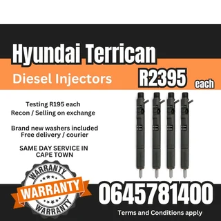 Hyundai Terrican Diesel Injectors for sale