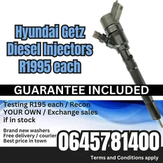 Hyundai Getz Diesel Injectors for sale