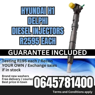 Hyundai H1 Diesel Injectors for sale
