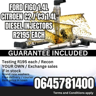 Ford Figo 1.4L Diesel Injectors for sale