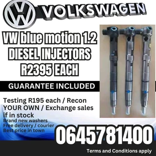 Vw Blue Motion 1.2l Diesel Injectors For Sale