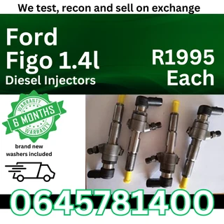 Ford Figo 1.4L Diesel Injectors for sale