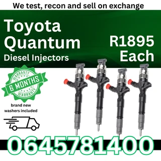 Toyota Quantum Diesel Injectors for sale
