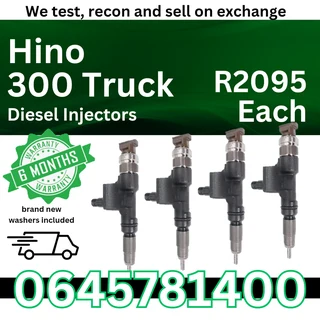 Hino 300 Diesel Injectors for sale