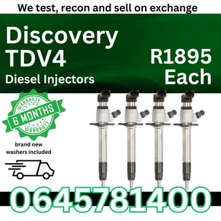 Discovery TDV4 diesel injectors for sale