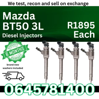 Mazda BT50 3L Diesel Injectors for sale
