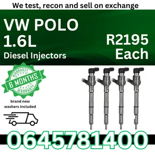 VW Polo 1.6L Diesel Injectors for sale
