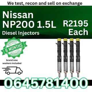 Nissan NP200 1.5L Diesel Injectors for sale