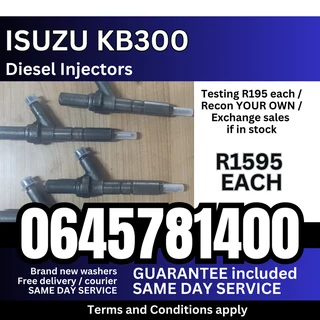 Isuzu KB300 diesel injectors for sale