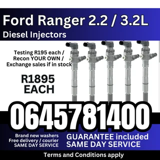 Ford Ranger 2.2 / 3.2L diesel injectors for sale