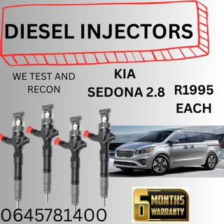 Kia Sedona 2.8 Diesel Injectors