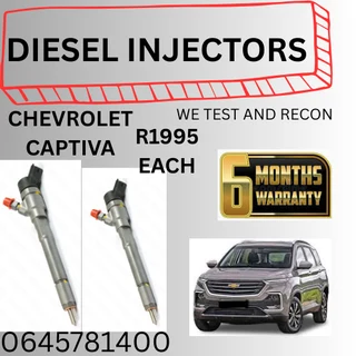 Chevrolet Captiva Bosch Diesel Injectors