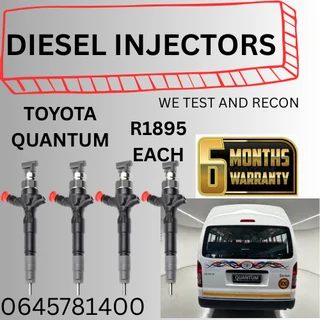 Toyota Quantum Diesel Injectors