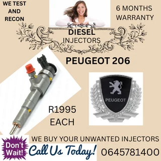 Peugeot 206 Diesel Injectors
