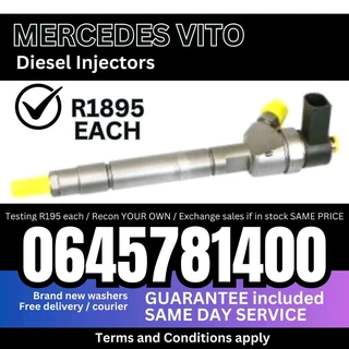 Mercedes Vito Diesel Injectors for sale