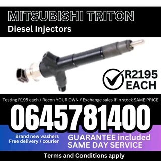 Mitsubishi Triton Diesel Injectors for sale