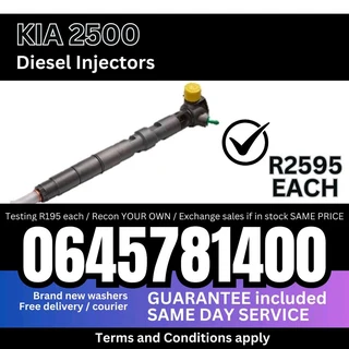 Kia 2500 Diesel Injectors for sale