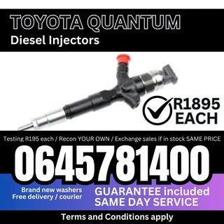 Toyota Quantum Diesel Injectors for sale