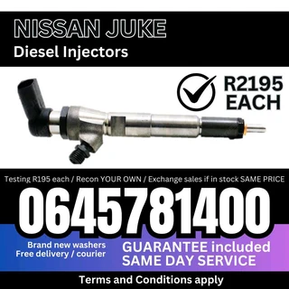 Nissan Juke Diesel Injectors for sale