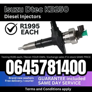 Isuzu Dtec KB250 Diesel Injectors for sale
