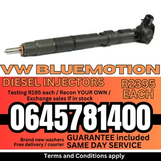 VW Blue Motion 1.2L diesel injectors for sale