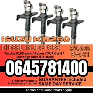 Isuzu KB250 diesel injectors for sale