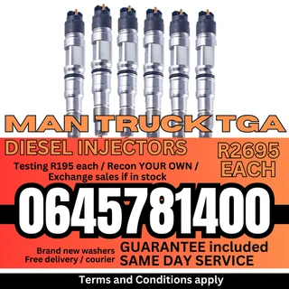 MAN Truck TGA diesel injectors for sale