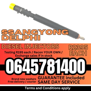 Ssangyong Delphi diesel injectors for sale