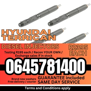Hyundai Terrican diesel injectors for sale
