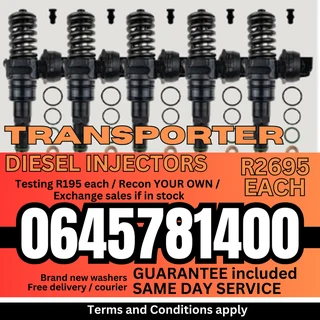 Transporter diesel injectors for sale