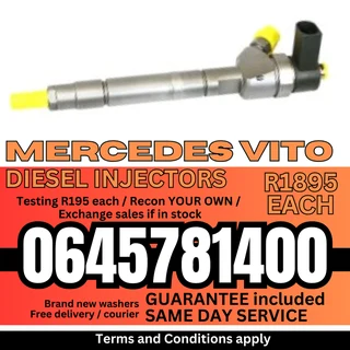 Mercedes Vito diesel injectors for sale
