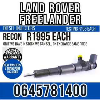 Land Rover Freelander Diesel Injectors for sale