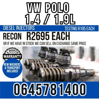 VW POLO 1 4 / 1.9L Diesel Injectors for sale