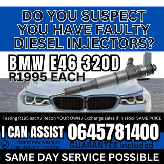 BMW E46 320d diesel injectors for sale