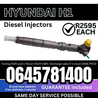 Hyundai H1 diesel injectors for sale