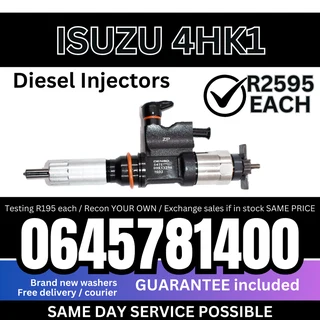 Isuzu 4HK1 diesel injectors for sale