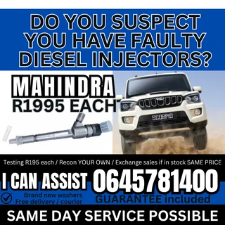 Mahindra diesel injectors for sale