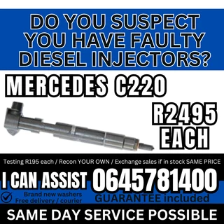 Mercedes C220 diesel injectors for sale