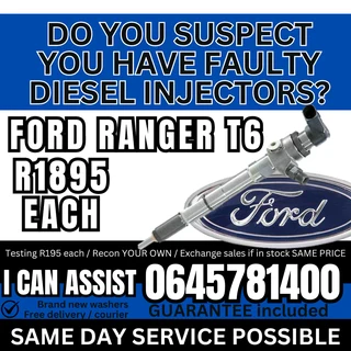 Ford Ranger T6 diesel injectors for sale