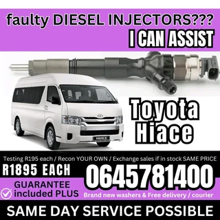 Toyota Hiace Diesel Injectors for sale