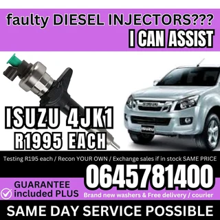 Isuzu 4JK1 Diesel Injectors for sale