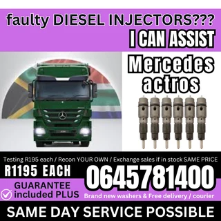Mercedes Actros Diesel Injectors for sale