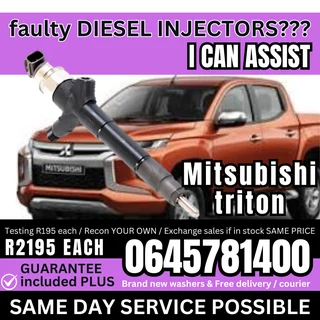 Mitsubishi Triton Diesel Injectors for sale