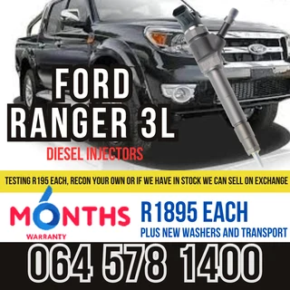 Ford Ranger 3L diesel injectors for sale