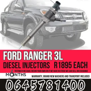 Ford Ranger 3L diesel injectors for sale